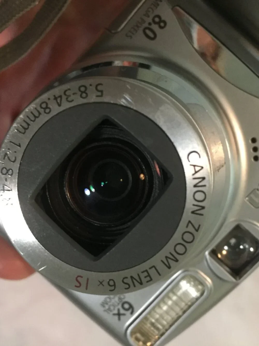 Canon Digital Camera PowerShot A720 IS 8.0MP Silver TESTED/WORKING